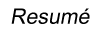 resume